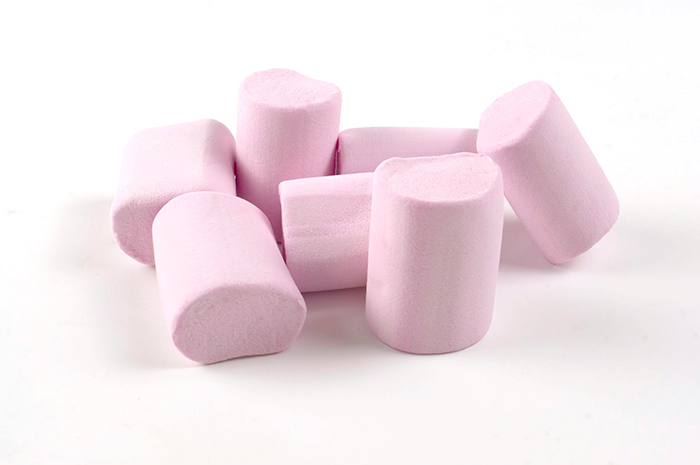 BBQ pink (4cm) marshmallow