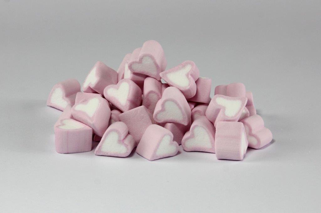 Hearts micro (1,2g) marshmallow