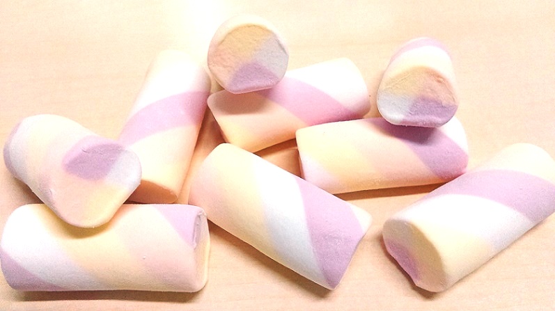 Poles 4 colours (L50mm) marshmallow