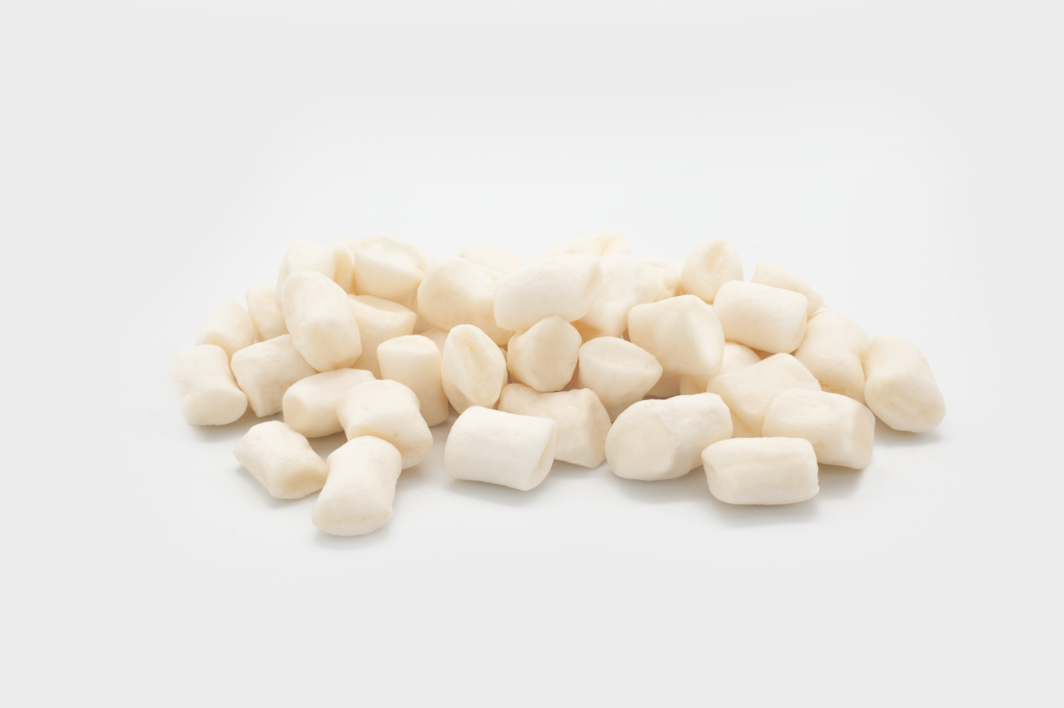 Dehydrated micro vegan white (L11/D6mm) marshmallow