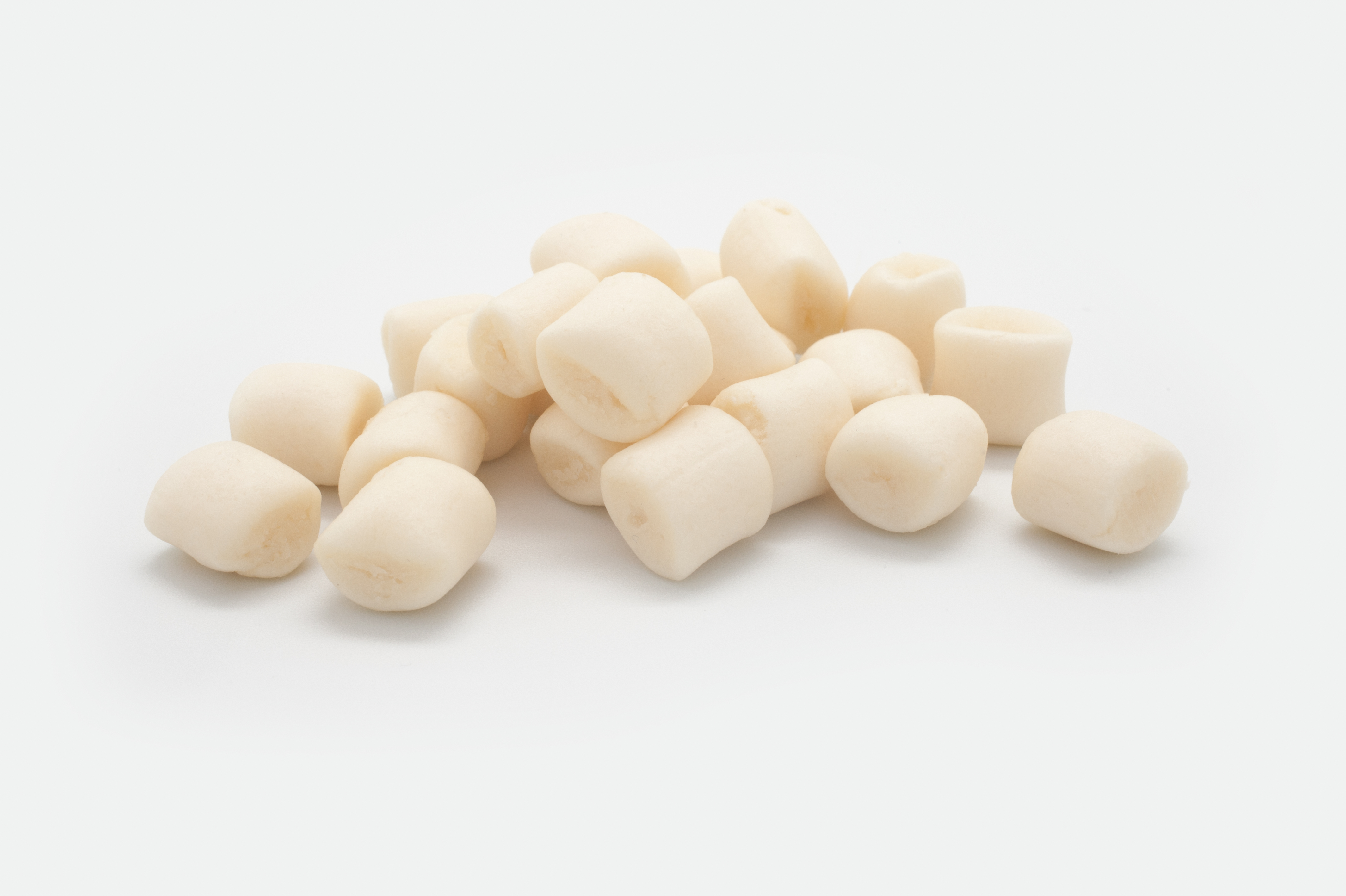 Dehydrated mini vegan white (L12mm/W8g) marshmallow