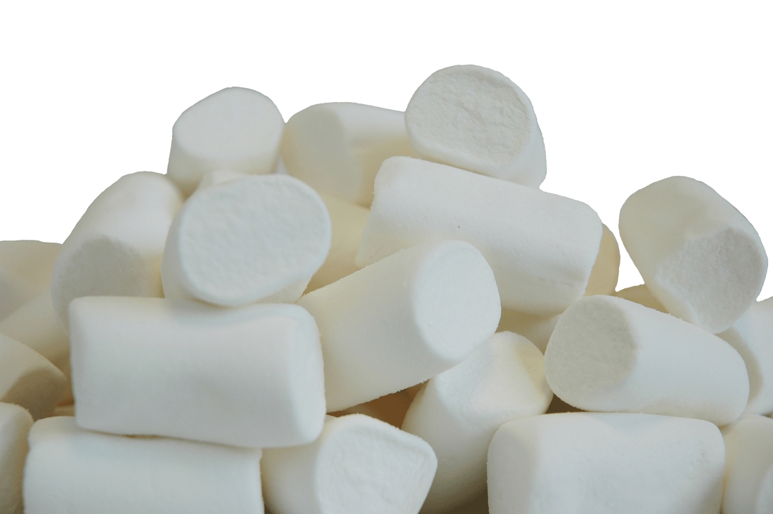Tubes white (D18/L41mm) marshmallow