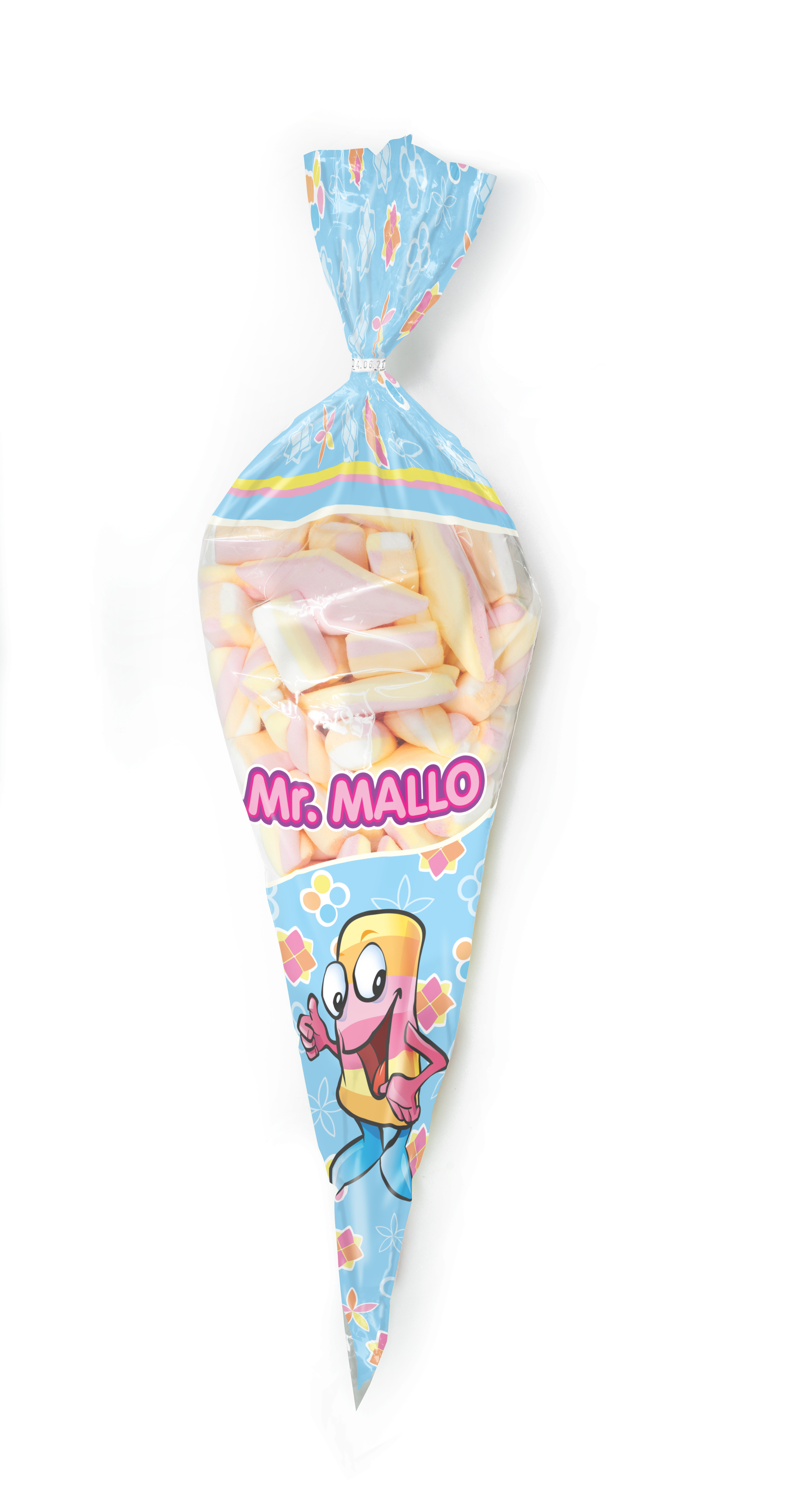 Mr. Mallo cone bag blue 200g