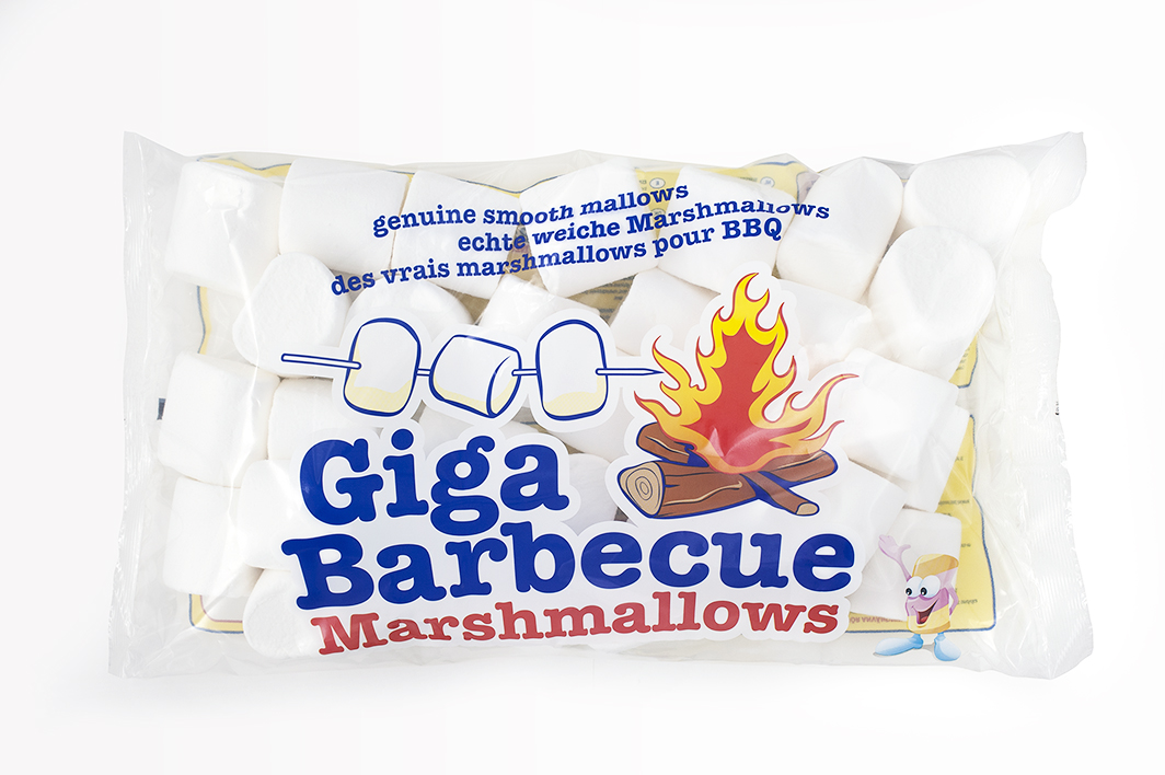 Mr. Mallo pillow bag 750g - GIGA BBQ white