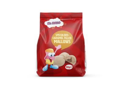Mr. Mallo Blubs speculoos-caramel filled stand-up bag 150g